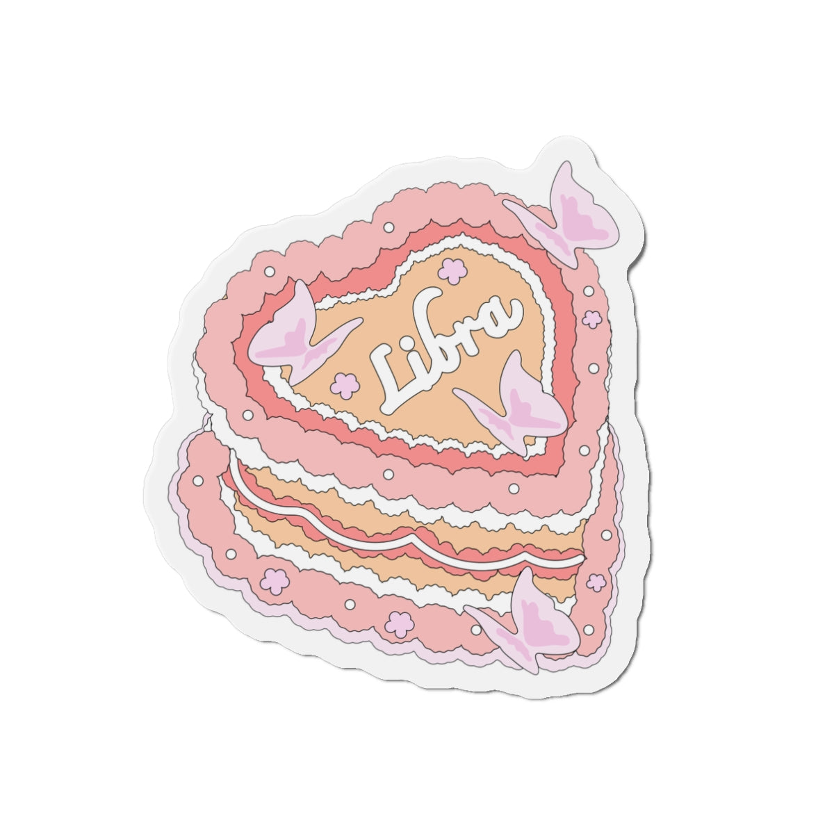 Zodiac Cake Series Libra Magnets