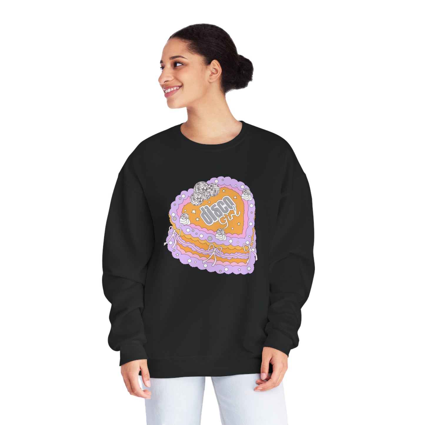 DISCO Girl Crewneck Sweatshirt