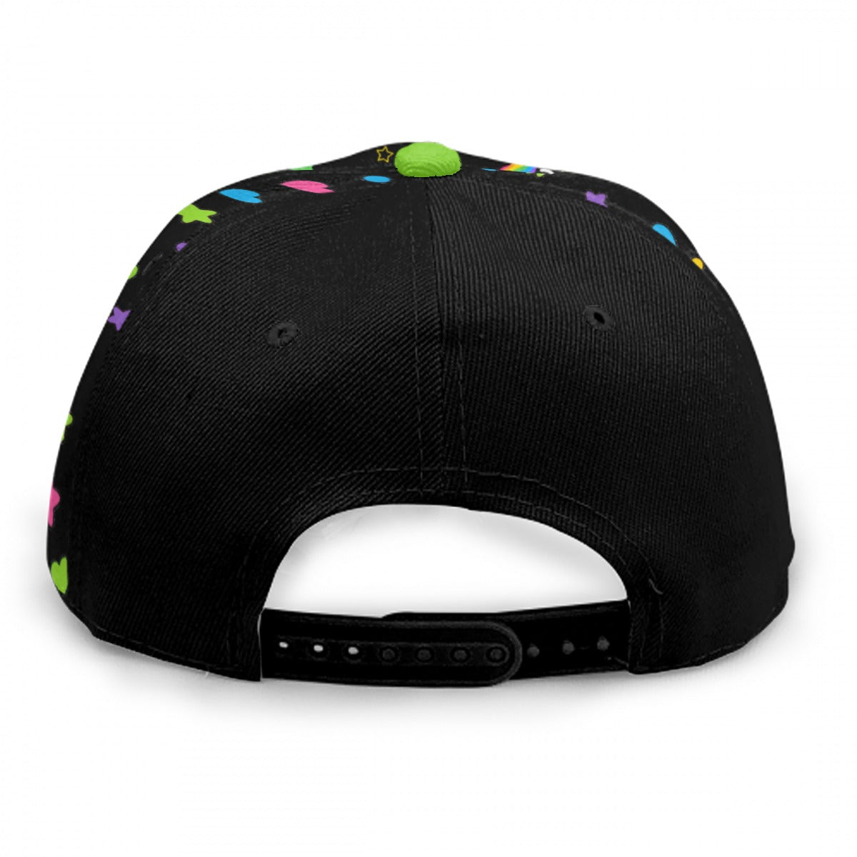 Rainbow Skeleton Unicorn Snapback Hat – Scene Kid Emo Y2K