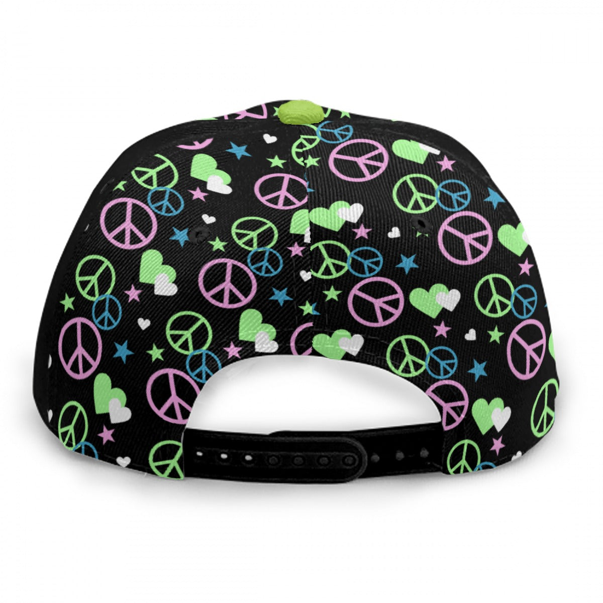 Pastel Peace Sign All-Over Unisex Snapback