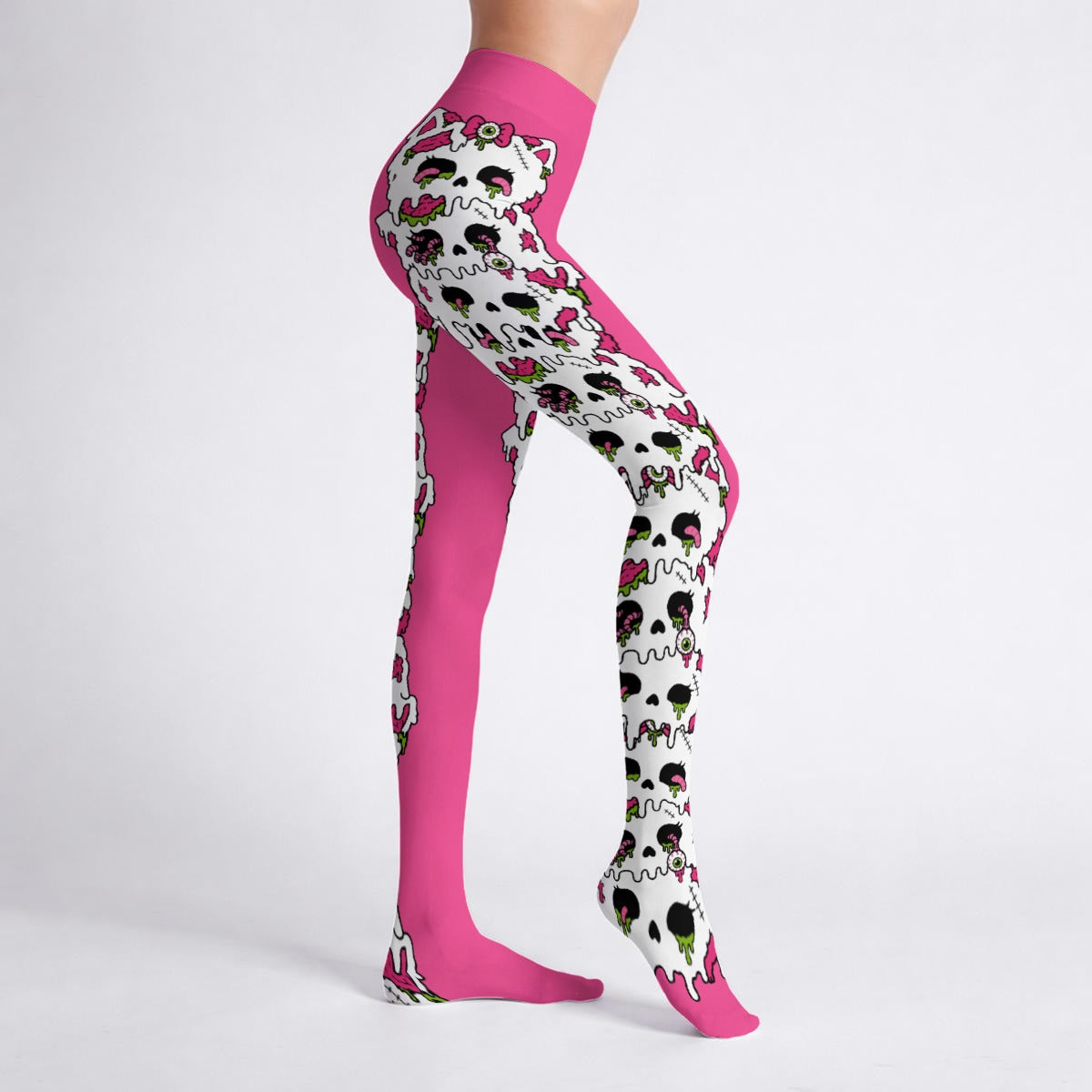 Zombie Kitty Melt Women's High-Stretch Tights