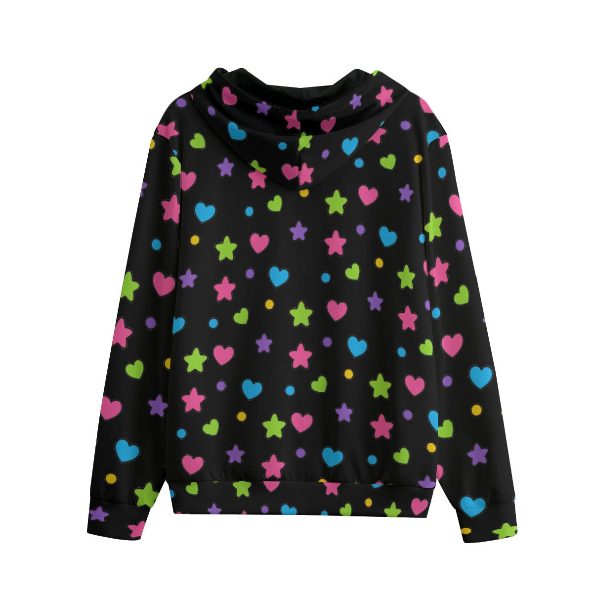 Zombie Unicorn Skull Cupcake All-Over Print Unisex Zip Hoodie (XS to 6XL)
