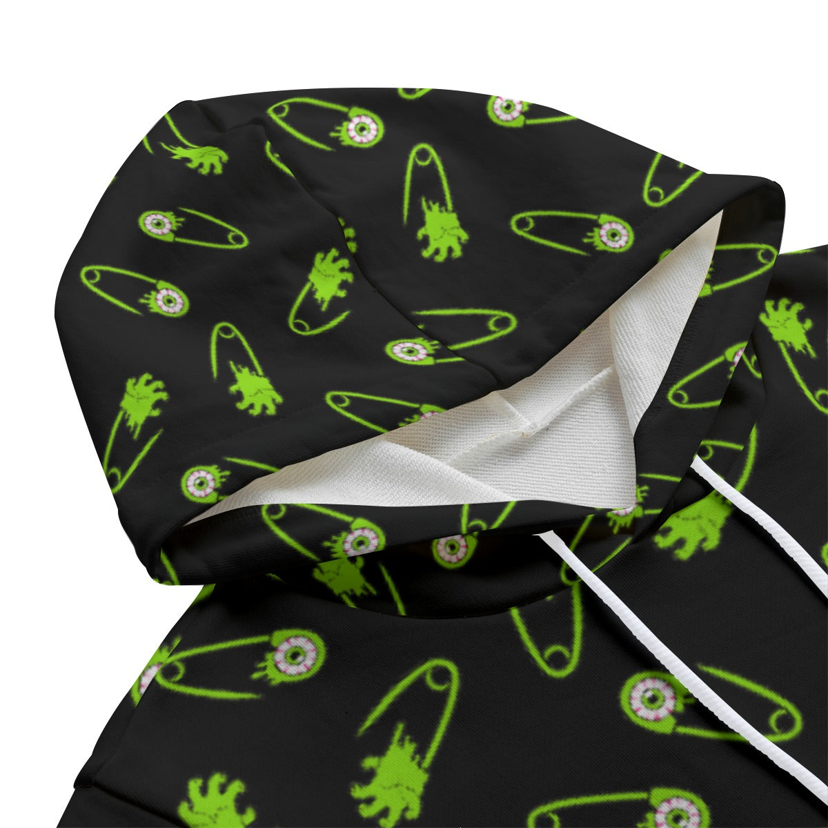 Alien Zombie Safety Pin Unisex Hooded Vest (XS–5XL)