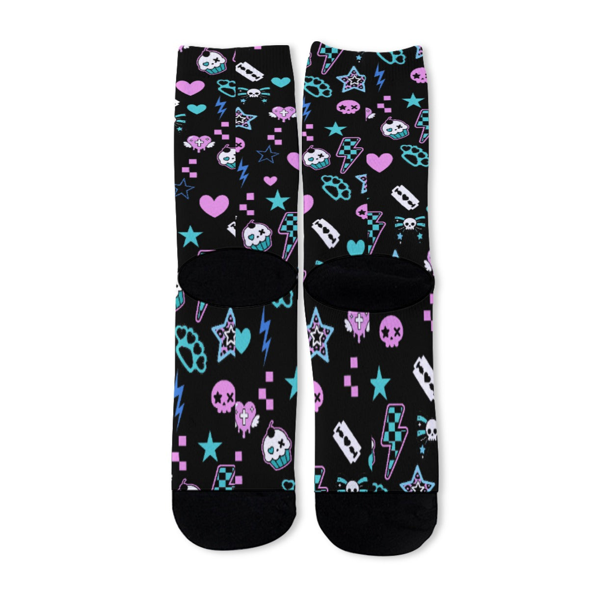 Scene Queen Kawaii Goth Unisex Long Socks