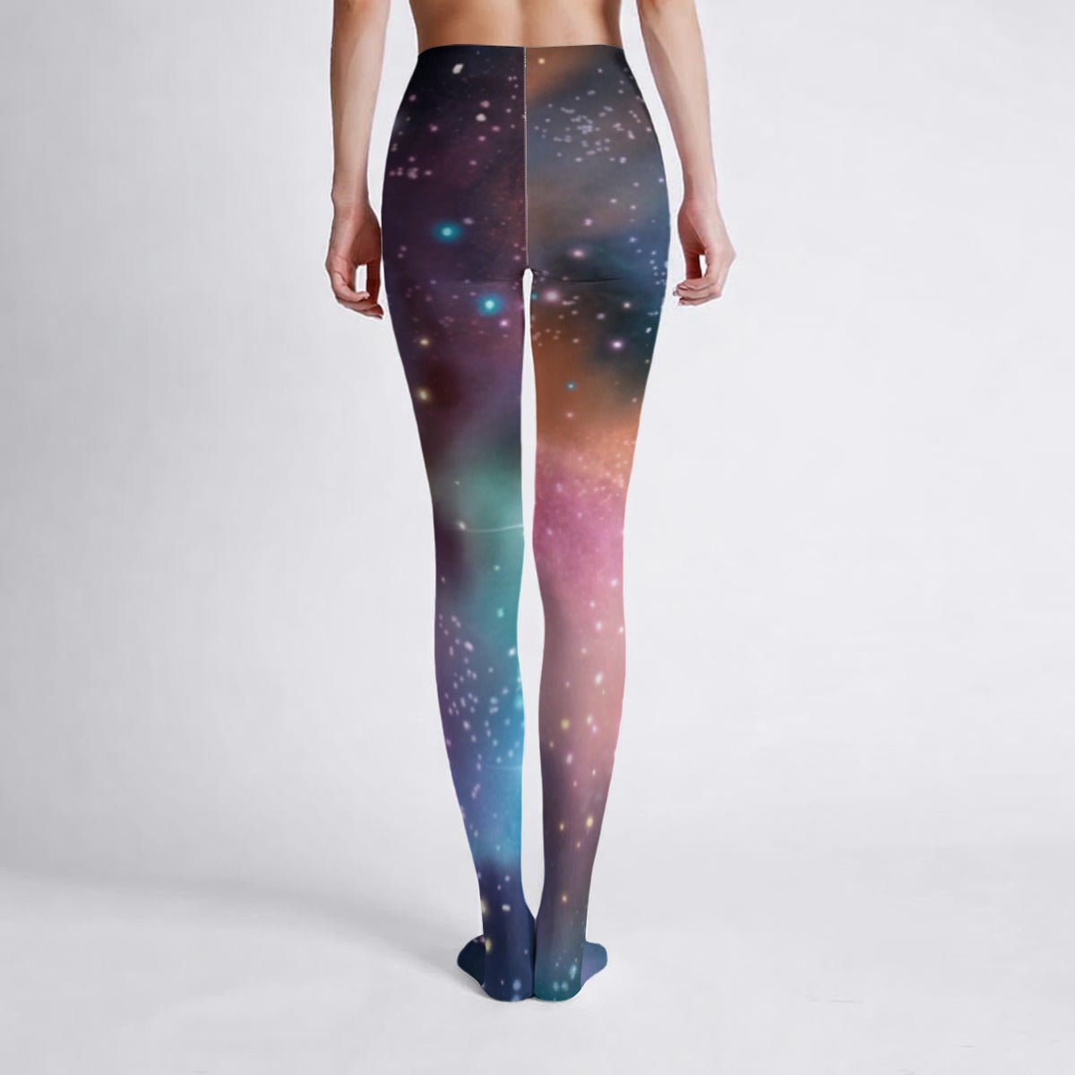 Cosmic Tumblr Galaxy High Stretch Tights | Soft Grunge Y2K
