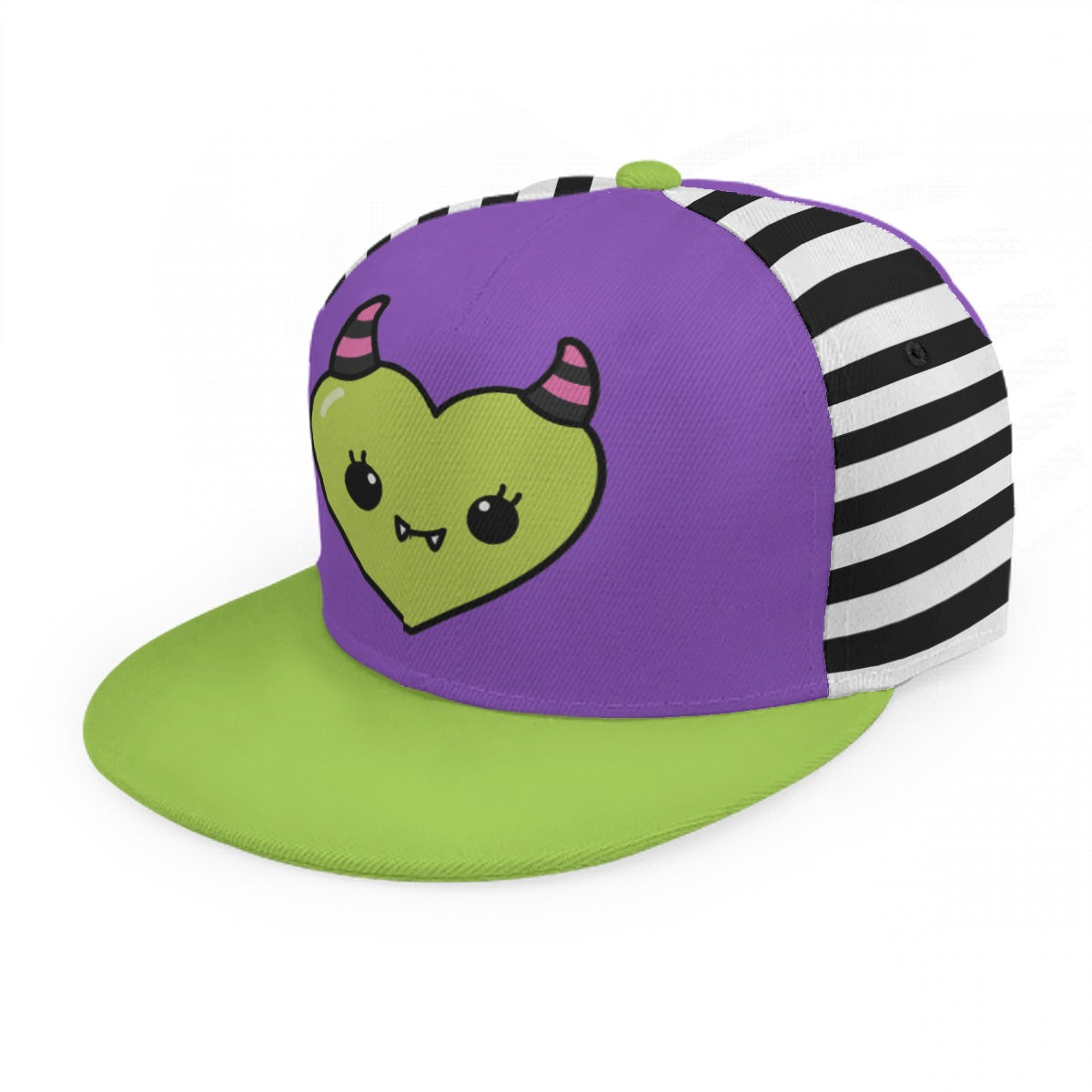 Devil Heart Flat Brim Cap