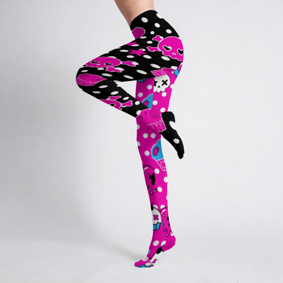 Sheppy Skull Pop Tights
