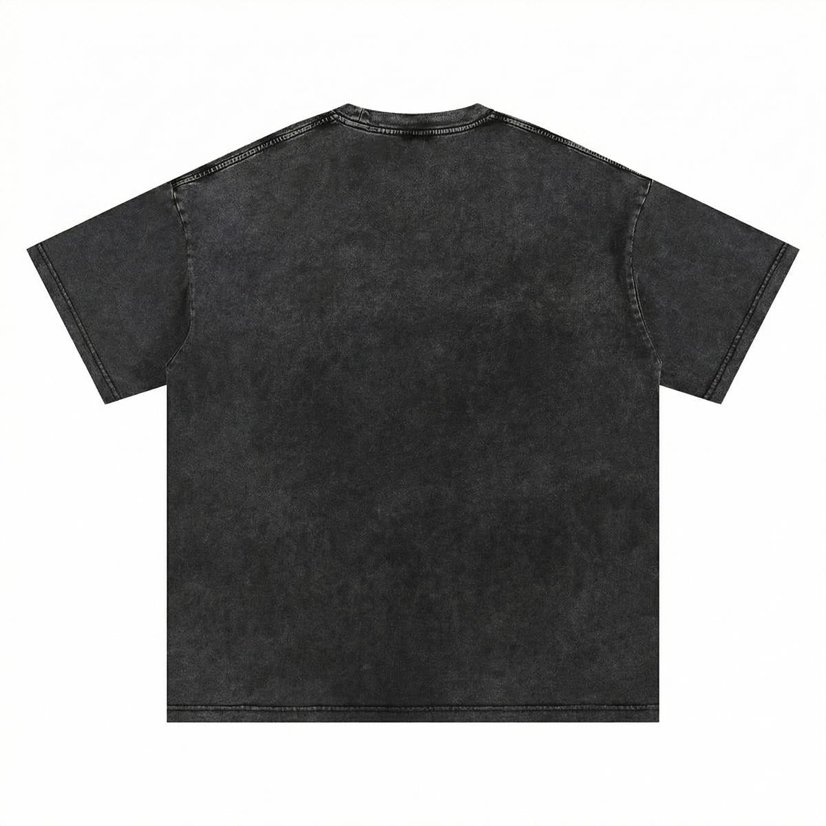 Dead Kitty Skeleton Washed Oversized T-Shirt – Vintage Black