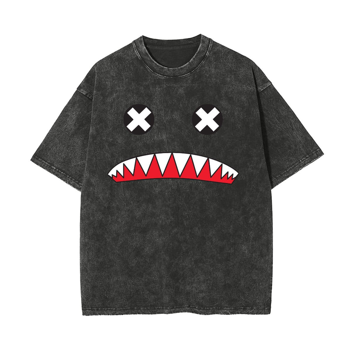 Unisex Heavyweight Washed T-shirt Printed in USA|250GSM Cotton DTG  Double-sided