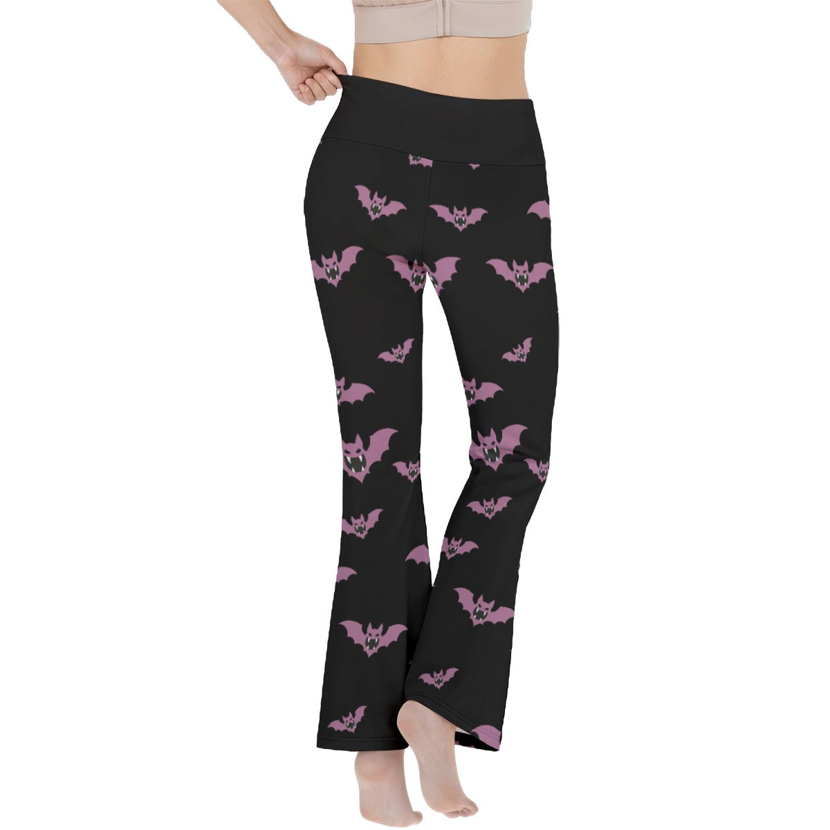 All-Over Print Women's Reversible High-Waisted Yoga Pants