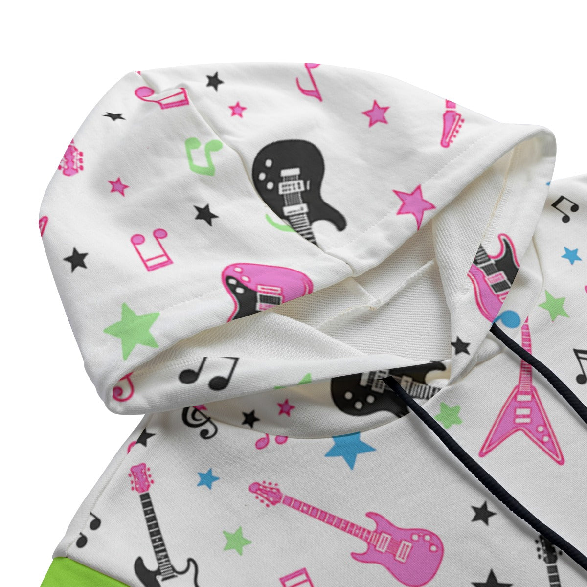 Music Sleeveless Hooded Vest – Scene Emo Y2K Kawaii Punk Cotton Hoodie | XS–5XL