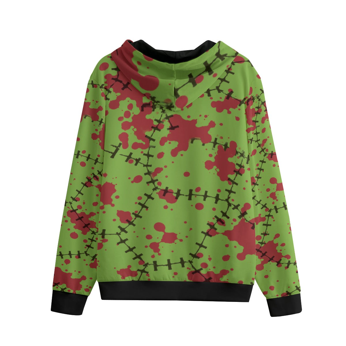Monster Zombie Stitch Zip Hoodie | Cotton Zombie Hoodie