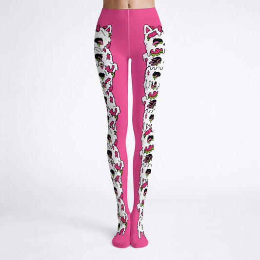 Zombie Kitty Melt Women's High-Stretch Tights