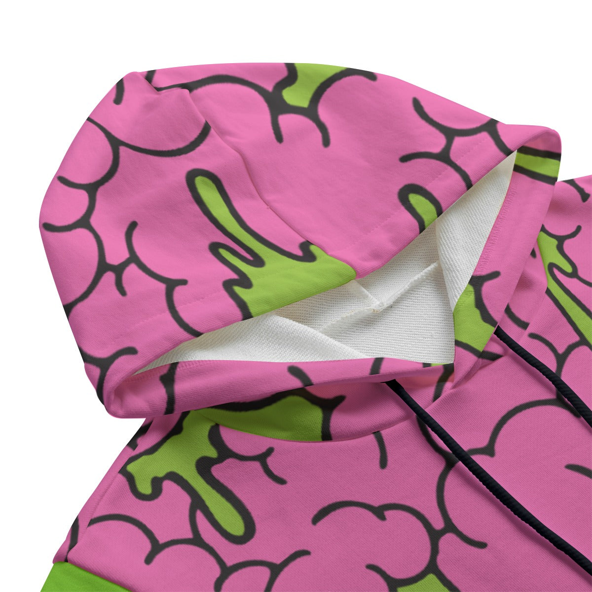 Zombie Brain Allover Cotton Unisex Hooded Vest
