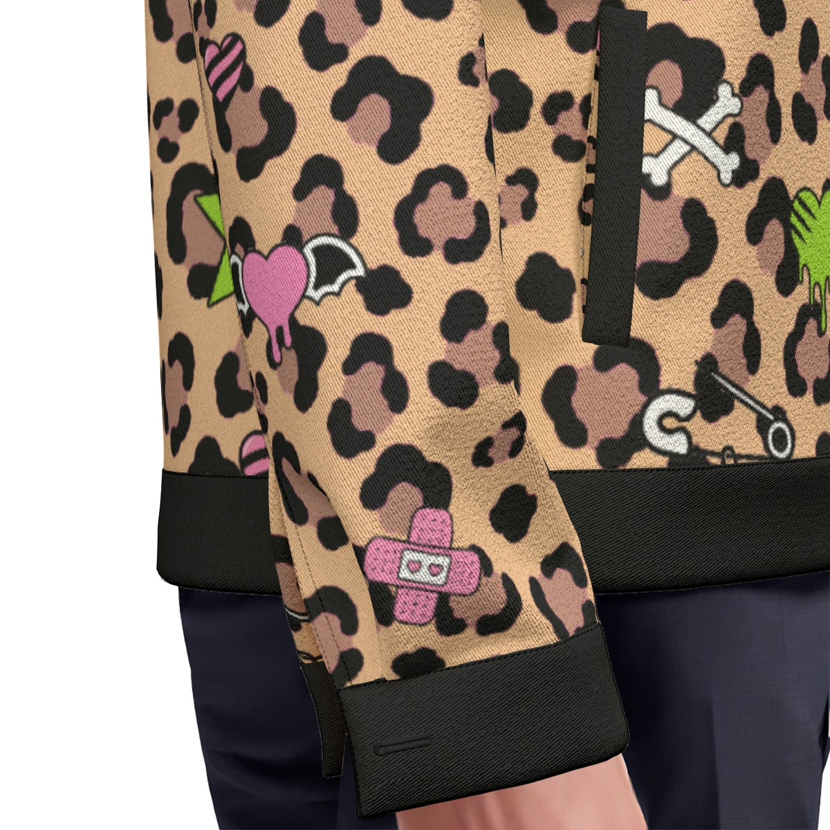 Leopard Scene Kid Cotton Unisex Jacket (S-5XL)