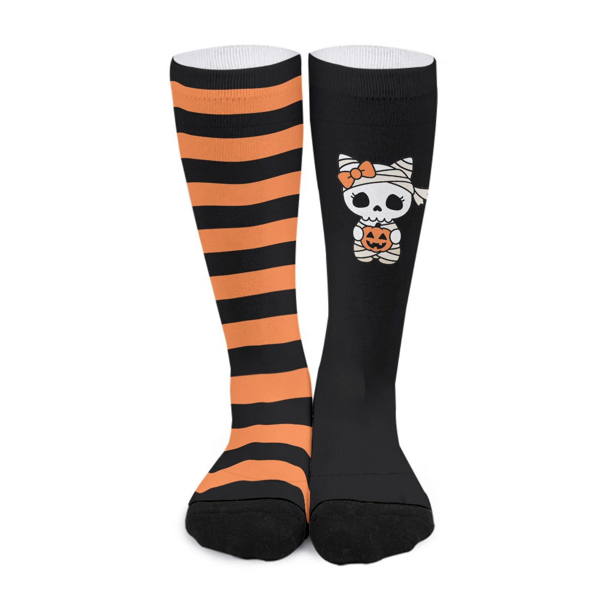 Mummy Kitty Scene Long Unisex Socks