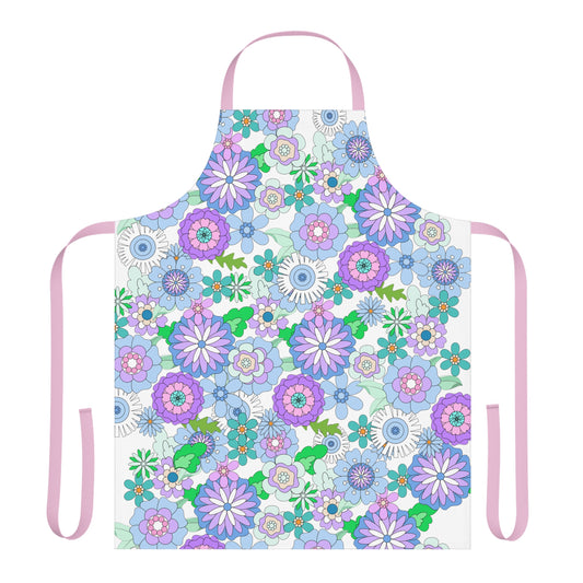 Retro Flower Child Apron