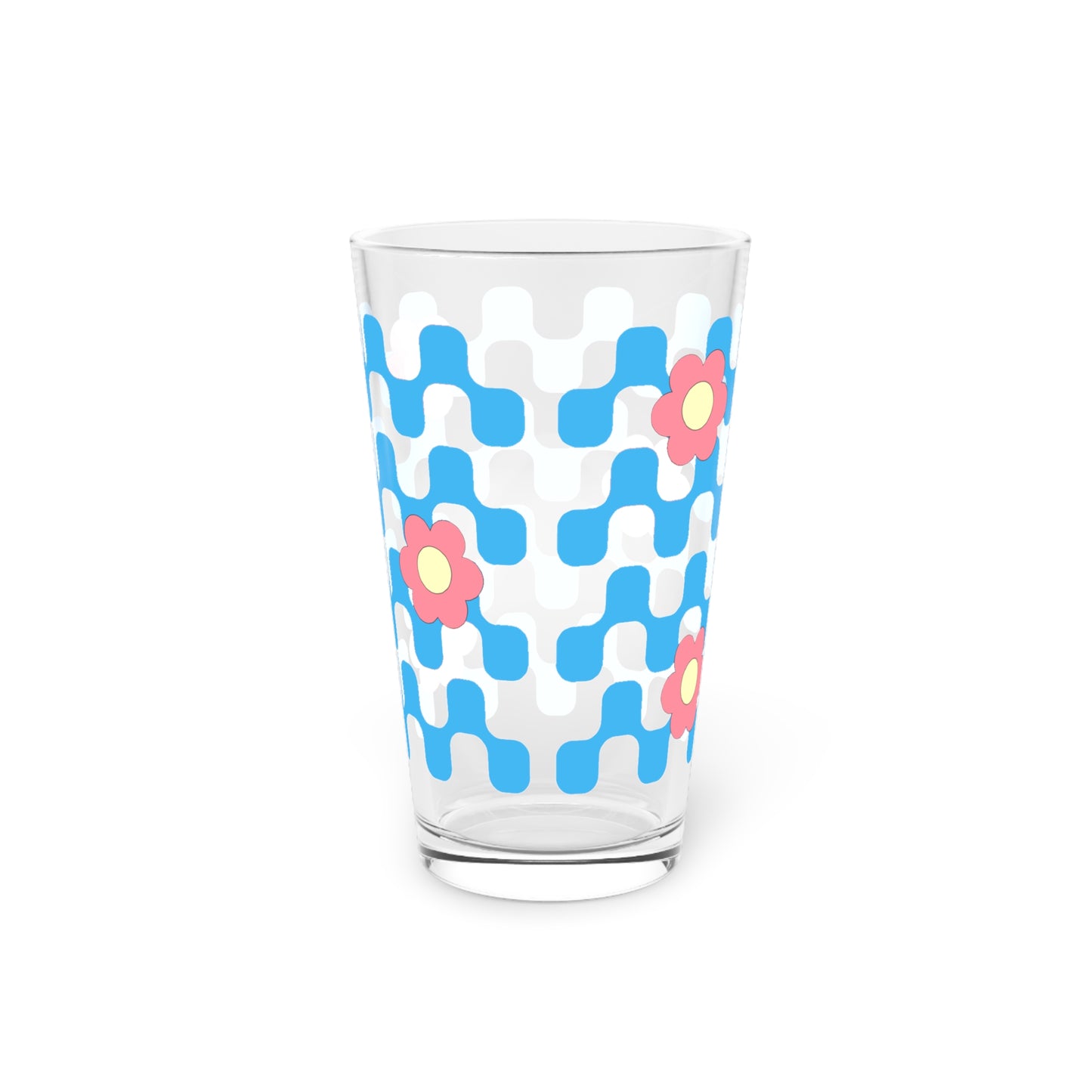 Blooming Inner Chid Soul Pint Glass BLUE