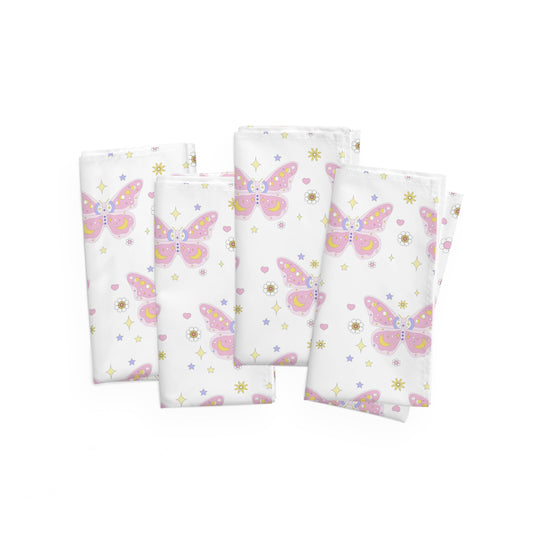 KawaII Pastel Soft Grunge Butterfly Napkins