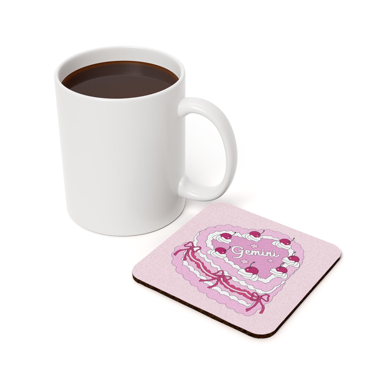 Zodiac Cake Series Coaster Gemini