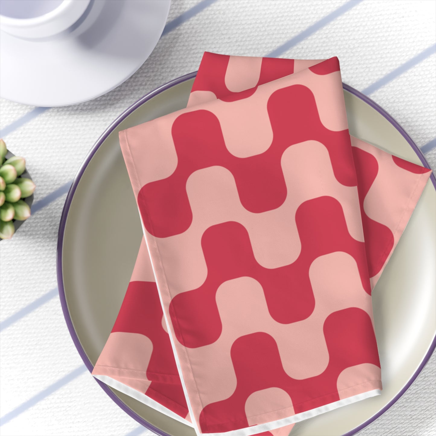 Retro Groovy Aesthetic Napkins