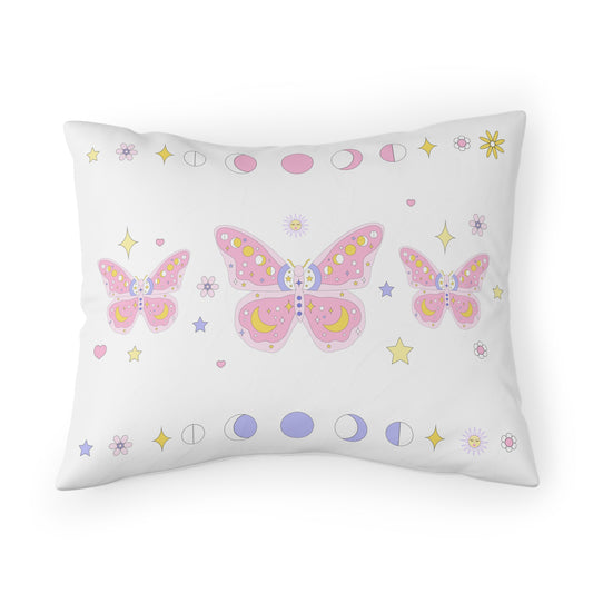 KawaII Pastel Soft Grunge Butterfly Pillow Sham