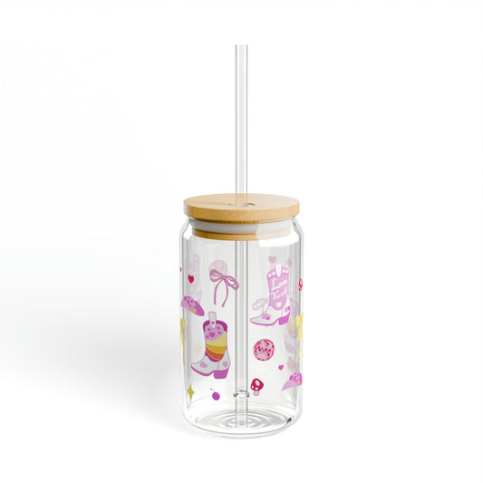 Howdy Girl Aestheticb Sipper Glass