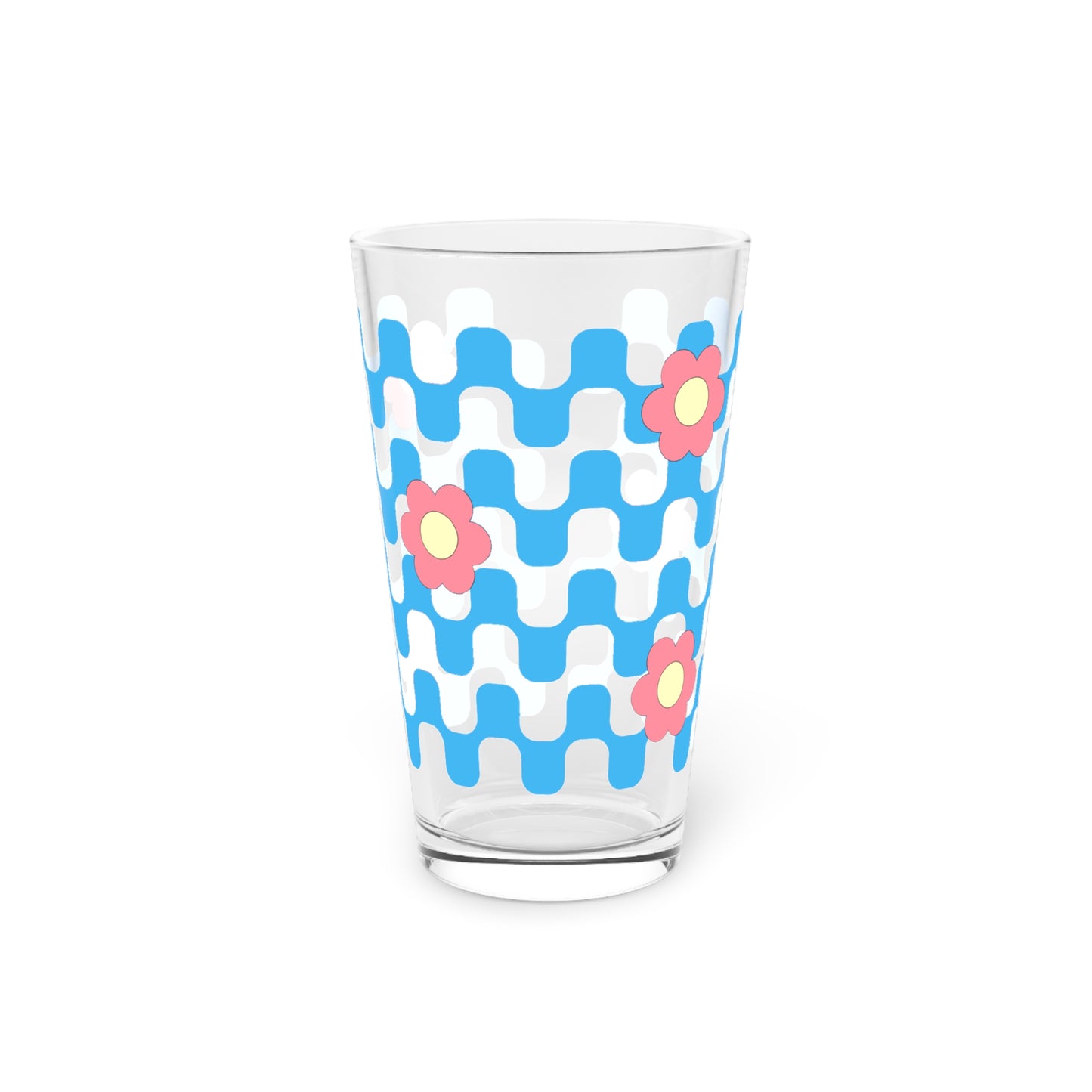 Blooming Inner Chid Soul Pint Glass BLUE