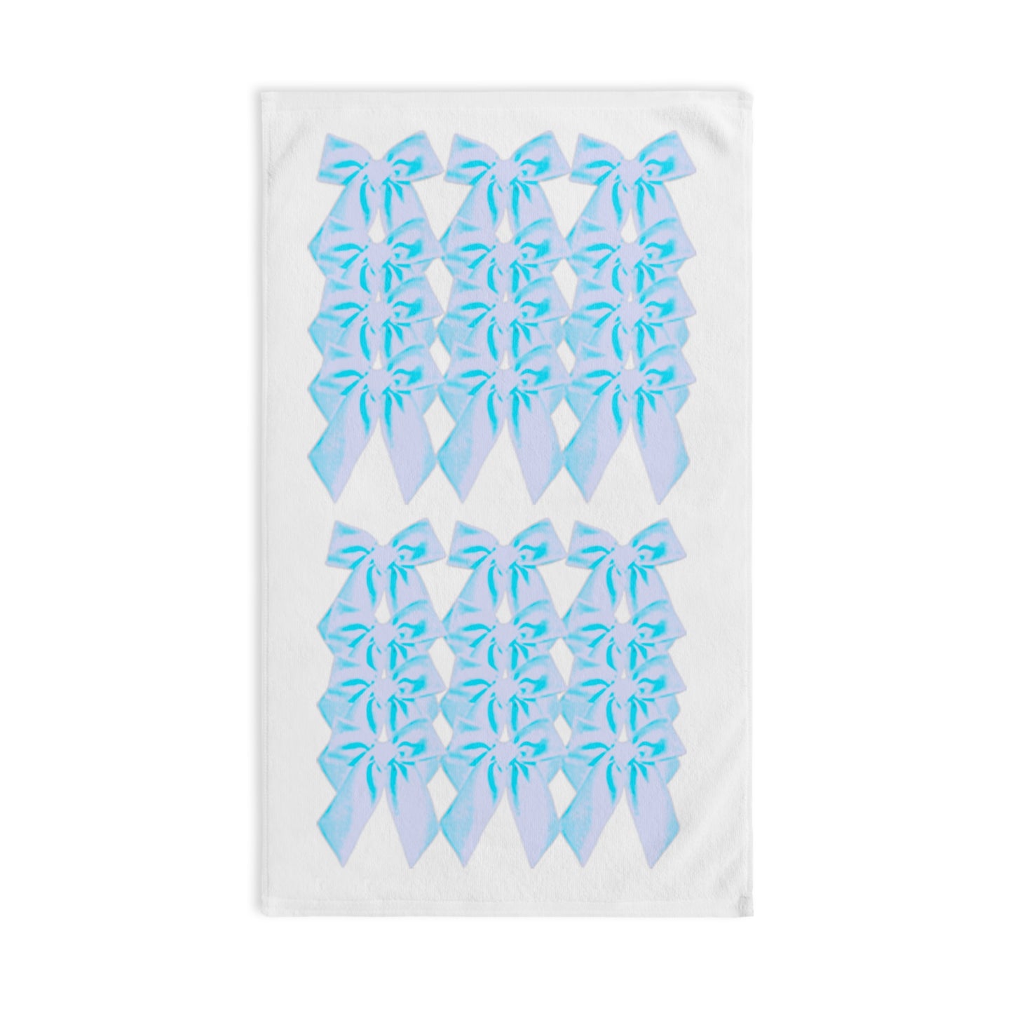 BLUE BOW Hand Towel