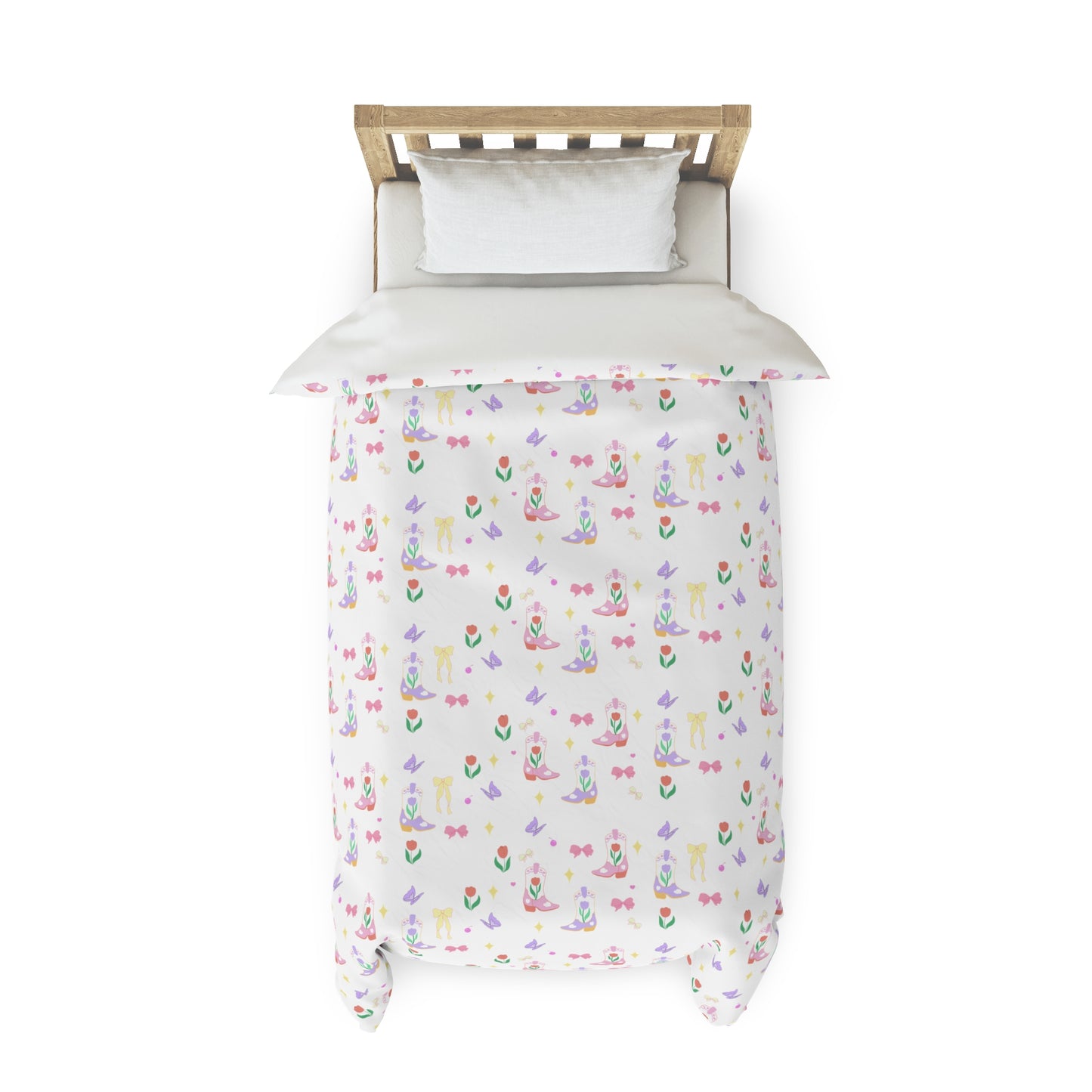 Howdy Girl aesthetic Tulip Duvet Cover