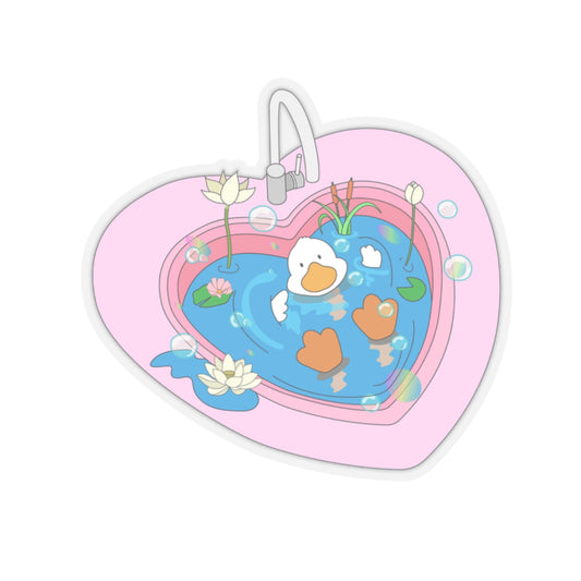 Duck day dream Kiss-Cut Stickers