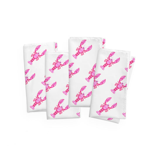 Pink lobster Napkins