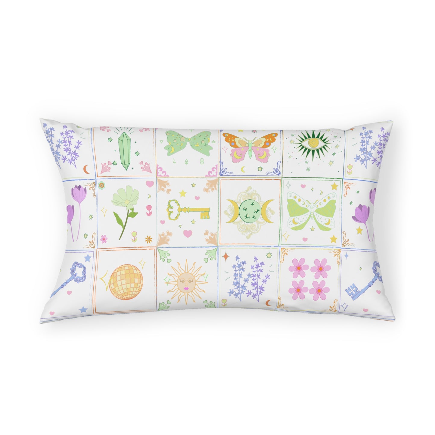 Pastel BOHO Whimsical Butterfly Pillow Sham