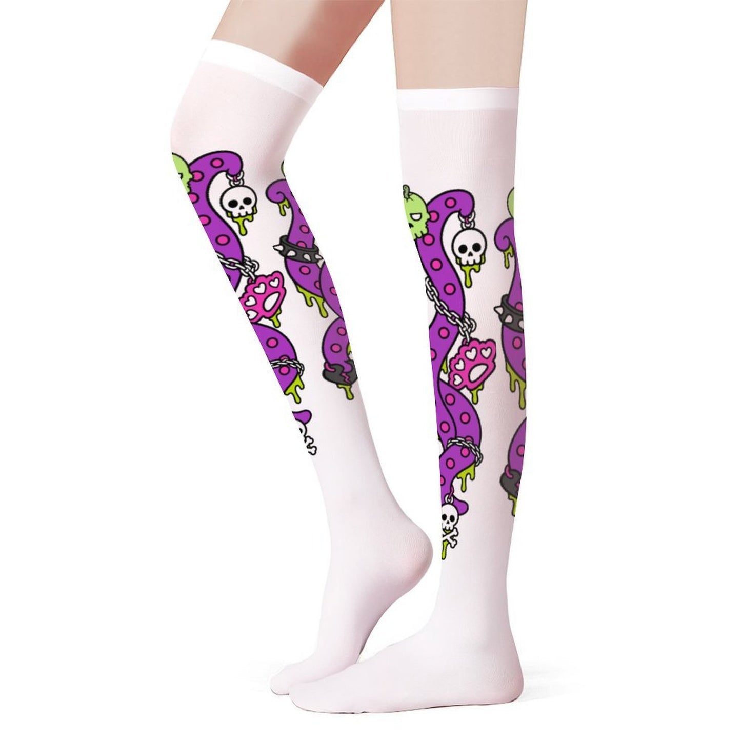 Sheppy Zippy Tako Monster Knee High Socks