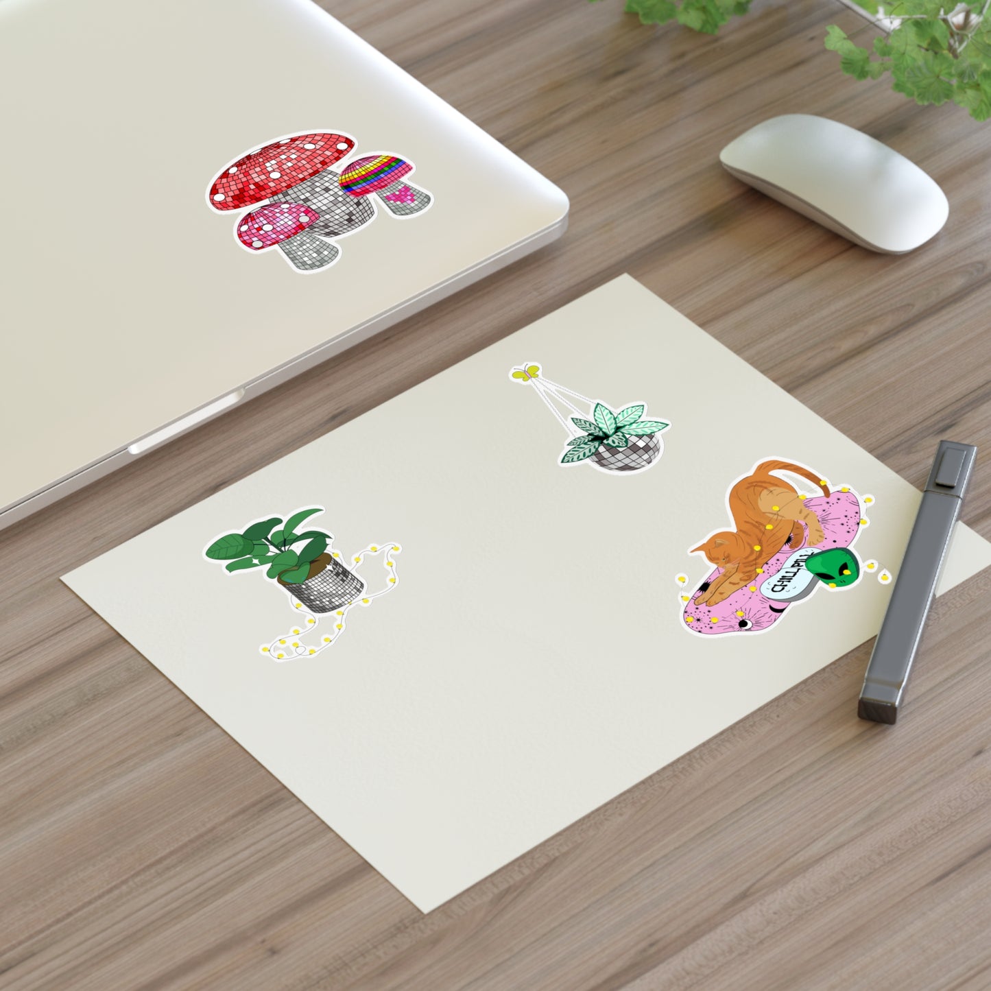 Boho Soft Grunge Disco Sticker Sheets