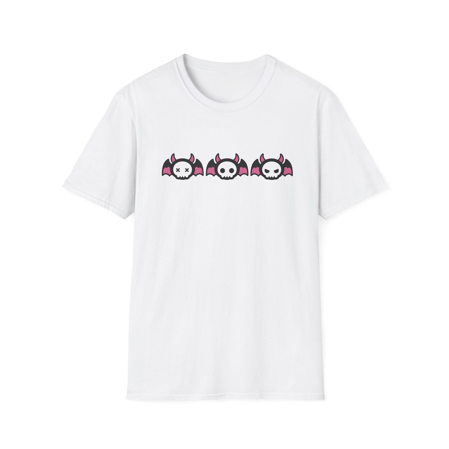 Devil Bat Skull Scene Kids Cotton Unisex Tee (XS–5XL)