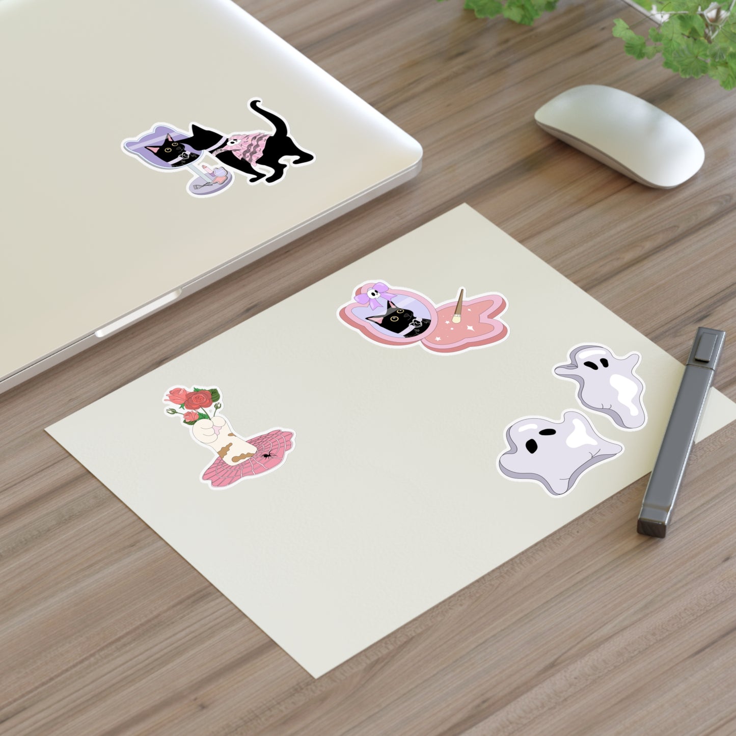 Pastel Goth Dinner Date Sticker Sheets