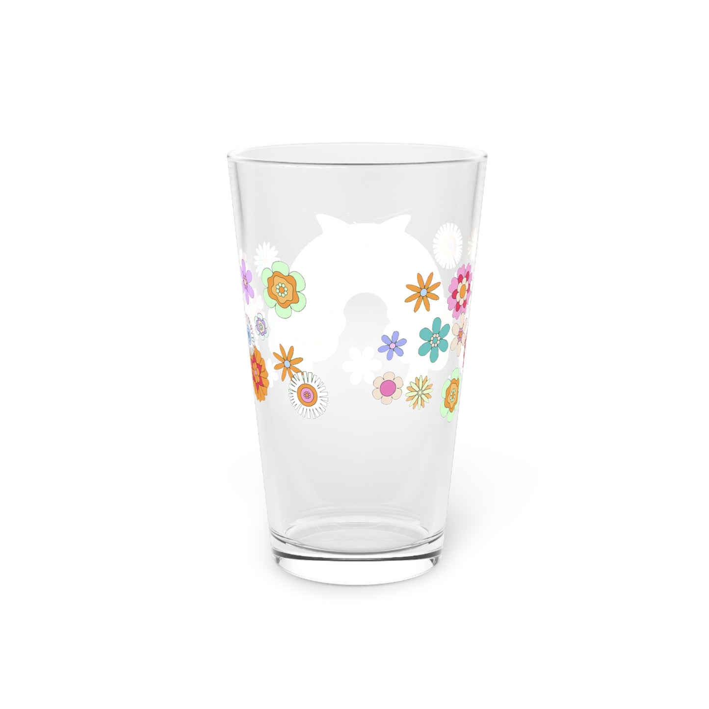 Retro Flower Sweet Dream Pint Glass