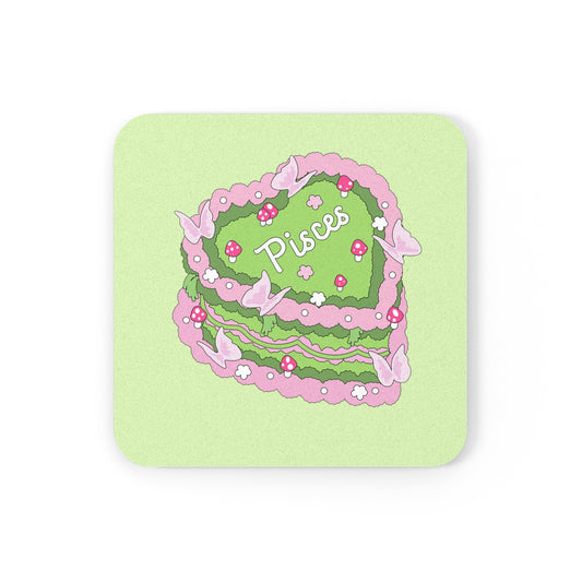 Zodiac Cake Series Coaster Pisces