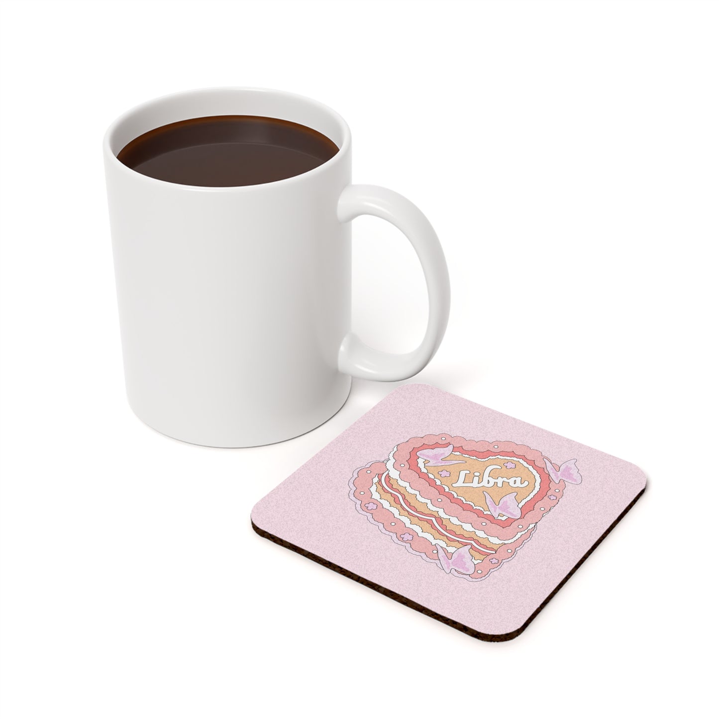 Zodiac Cake Series Coaster Libra