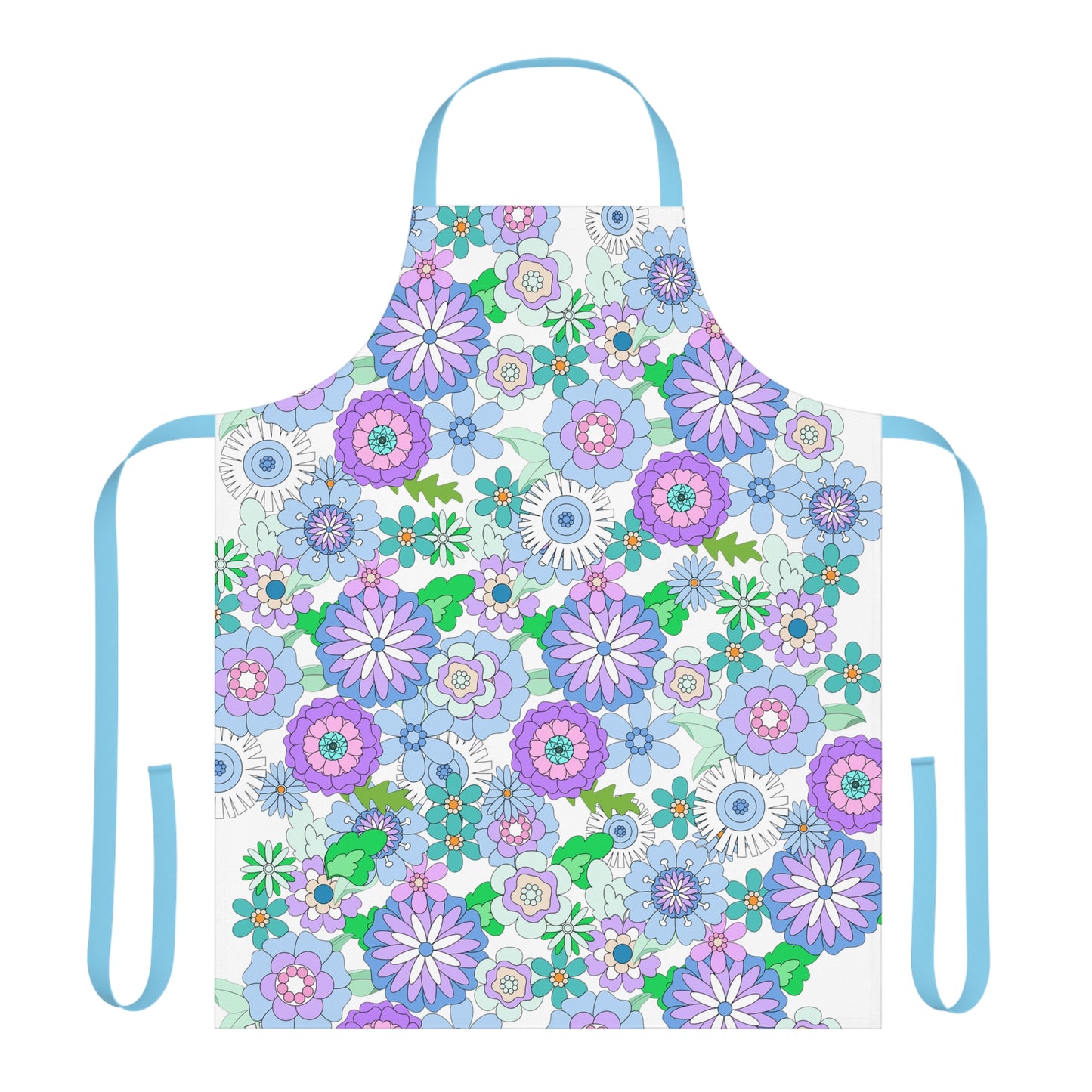 Retro Flower Child Apron