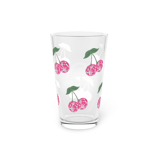 Disco Cherry Pint Glass, 16oz