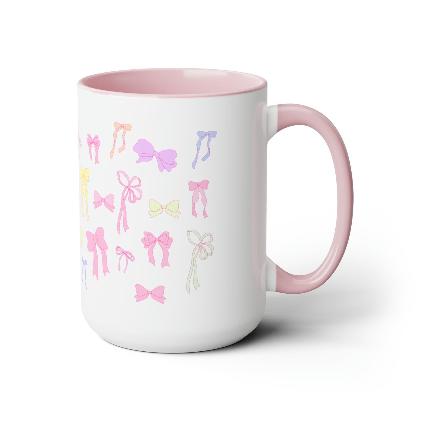 Y2K Soft Girl Aesthetic bow Coffee Mugs, 15oz