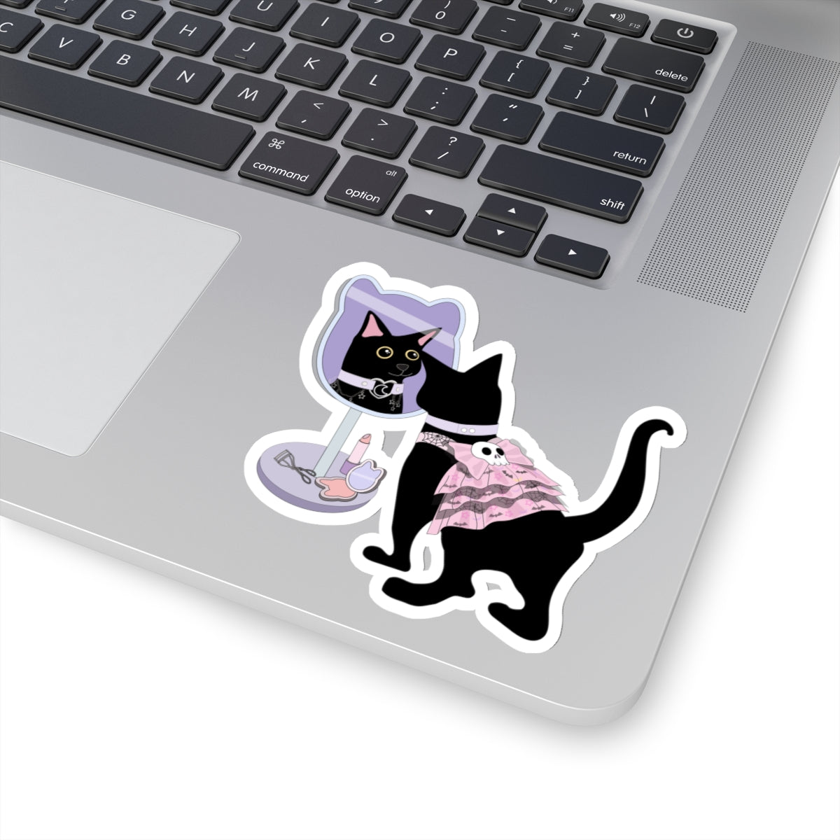 Pastel Goth Kitty Kiss-Cut Stickers