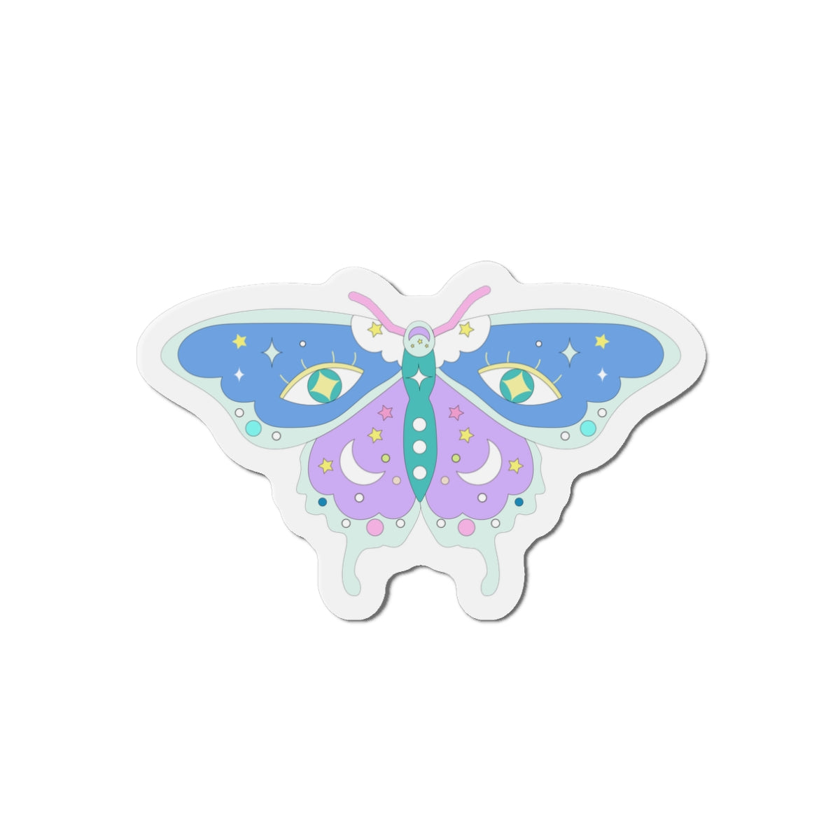 Pastel Grunge Boho Magical Butterfly Magnets