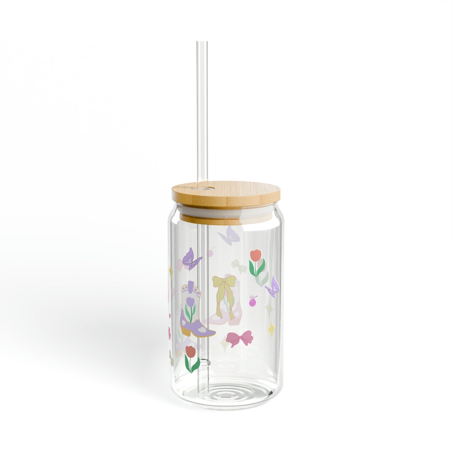 Howdy Girl aesthetic Tulip Sipper Glass