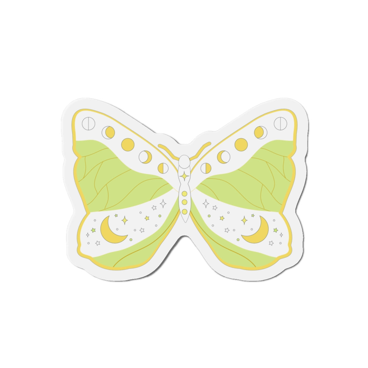 Pastel Grunge Boho Butterfly Magnets