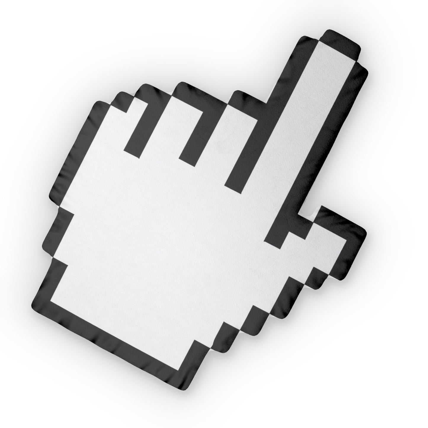 Pixel Hand Cursor Custom Shaped Pillow