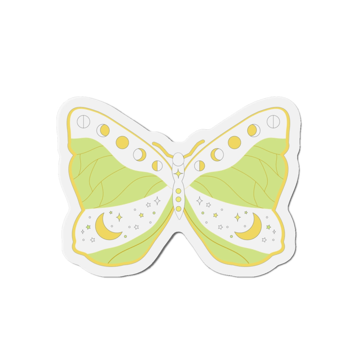 Pastel Grunge Boho Butterfly Magnets