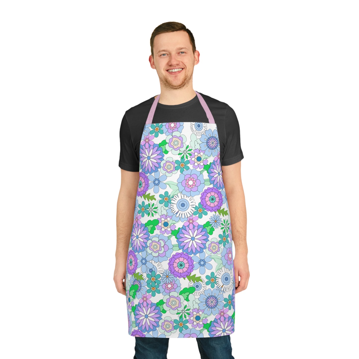 Retro Flower Child Apron